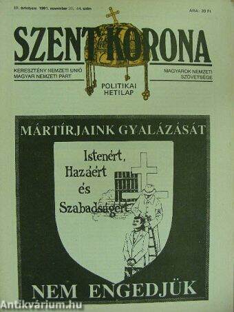 Szent Korona 1991. november 20.