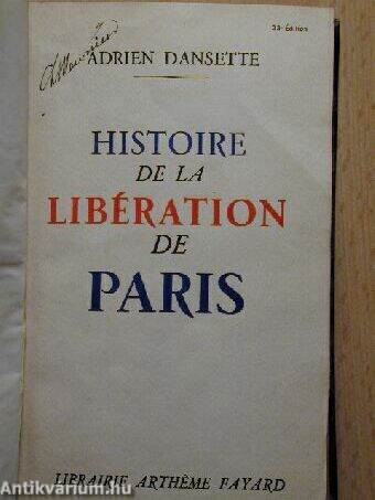 Histoire de la libération de Paris