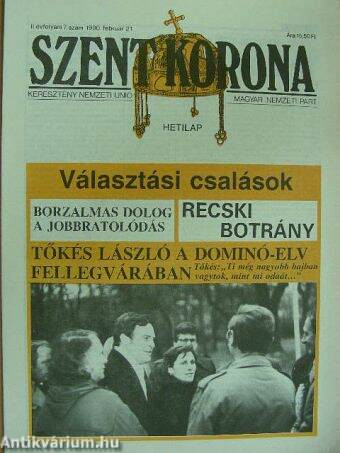 Szent Korona 1990. február 21.