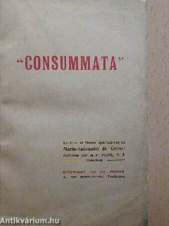 "Consummata"