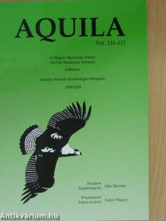 Aquila - A Magyar Madártani Intézet évkönyve 2009-2010