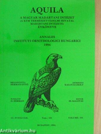 Aquila - A Magyar Madártani Intézet évkönyve 1994