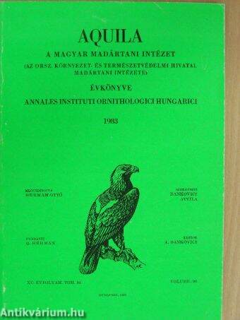 Aquila - A Magyar Madártani Intézet évkönyve 1983