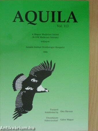 Aquila - A Magyar Madártani Intézet évkönyve 2006