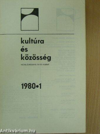 Kultúra és Közösség 1980/1-6.