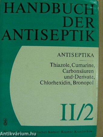 Handbuch der Antiseptik II/2 (töredék)