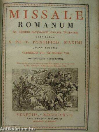 Missale romanum (Hiányos)