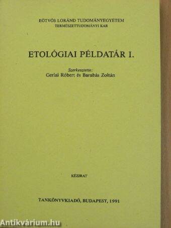 Etológiai példatár I.