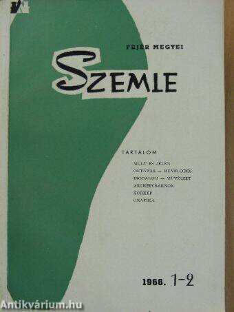 Fejér Megyei Szemle 1966/1-2.