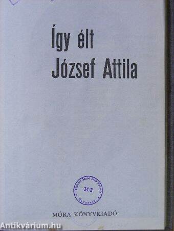 Így élt József Attila