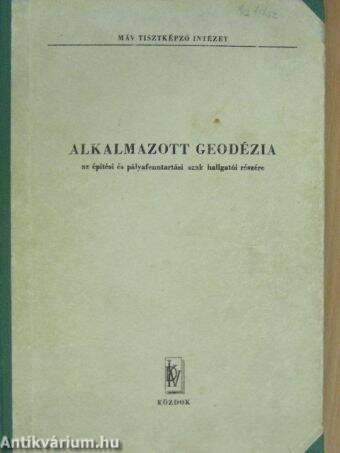 Alkalmazott geodézia