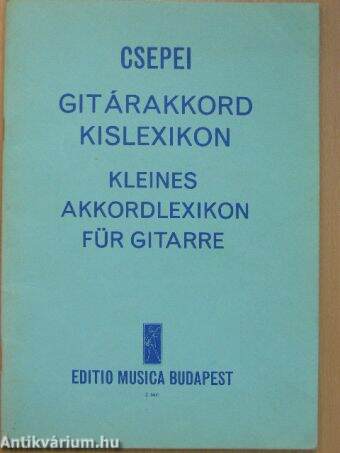 Gitárakkord kislexikon/Kleines Akkordlexikon für Gitarre