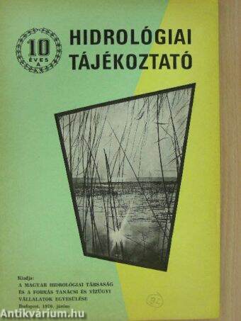 Hidrológiai Tájékoztató 1970. június