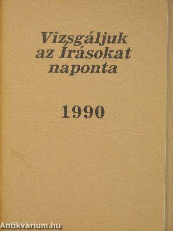 Vizsgáljuk az Írásokat naponta! 1990