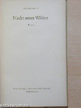 Nackt unter Wölfen