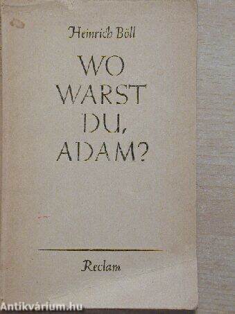 Wo Warst du, Adam?