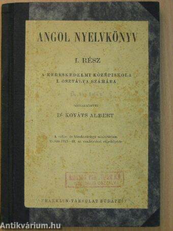 Angol nyelvkönyv I.