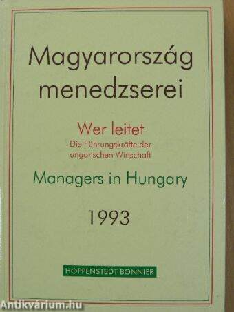 Magyarország menedzserei 1993