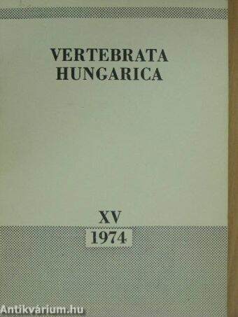Vertebrata Hungarica XV. 1974.
