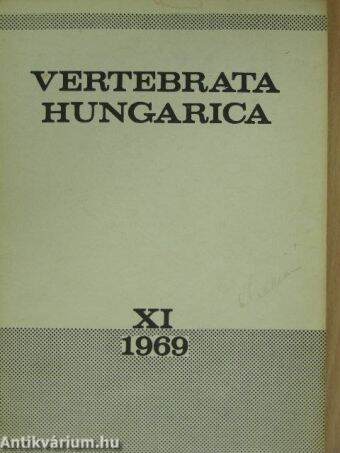 Vertebrata Hungarica XI. 1-2. 1969.