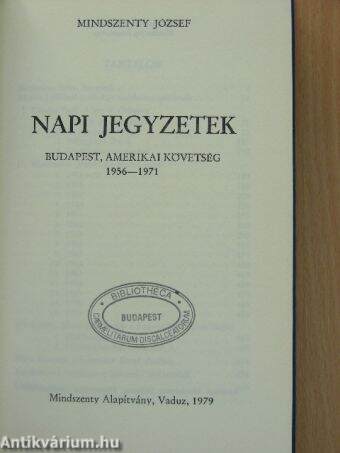 Napi jegyzetek