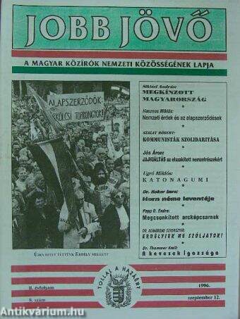 Jobb Jövő 1996. szeptember 12.