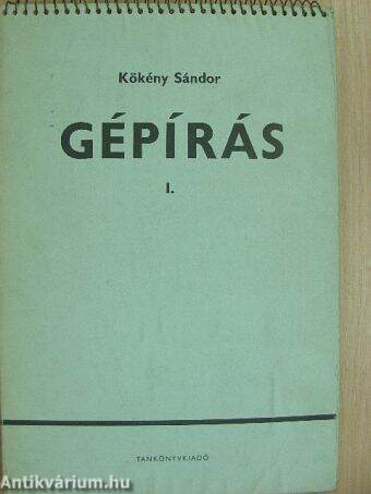 Gépírás I.