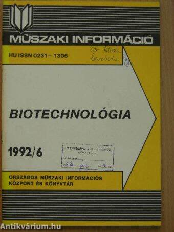 Biotechnológia 1992/6.