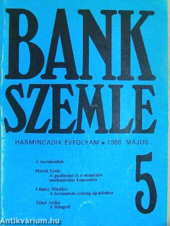 Bankszemle 1986. május