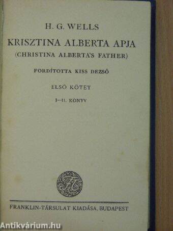 Krisztina Alberta apja I-II.