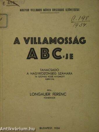 A villamosság ABC-je