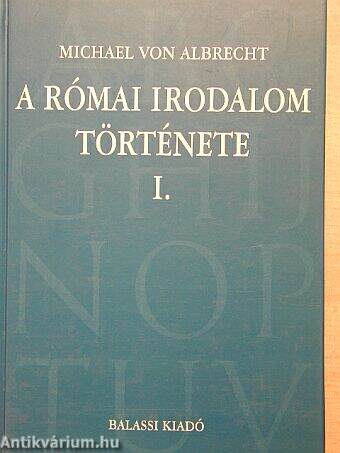 A római irodalom története I. (töredék)