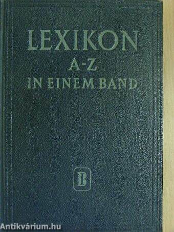 Lexikon A-Z in einem band