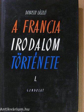 A francia irodalom története I-II.