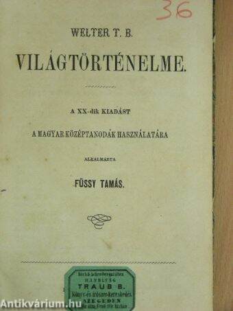 Welter T. B. világtörténelme