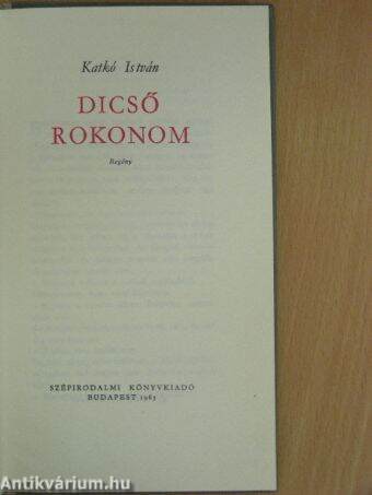 Dicső rokonom