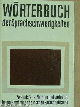 Wörterbuch der Sprachschwierigkeiten