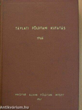 Távlati földtani kutatás 1965