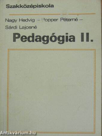 Pedagógia II.