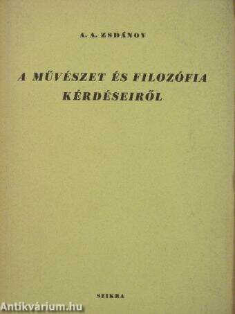 A művészet és filozófia kérdéseiről