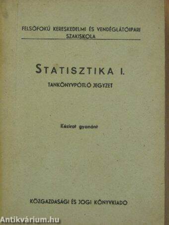 Statisztika I.