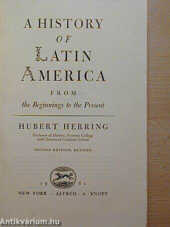 A History of Latin America