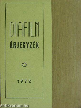 Diafilm árjegyzék 1972