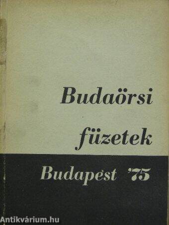 Budaörsi Füzetek '75