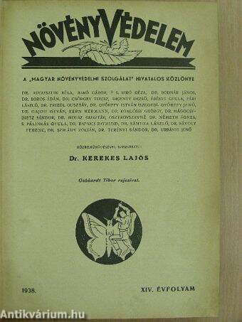 Növényvédelem 1938. január-december/1939. január-december