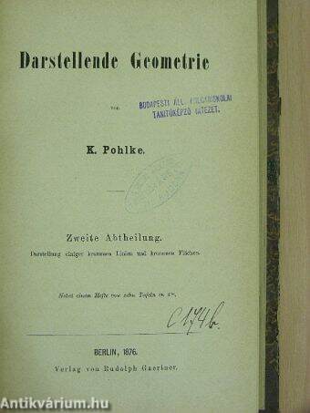 Darstellende Geometrie I-II.