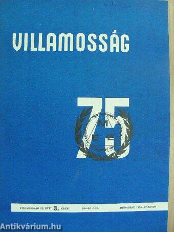 Villamosság 1975. március