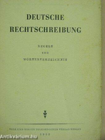 Deutsche rechtschreibung