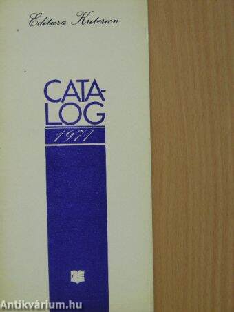 Kriterion katalógus 1971