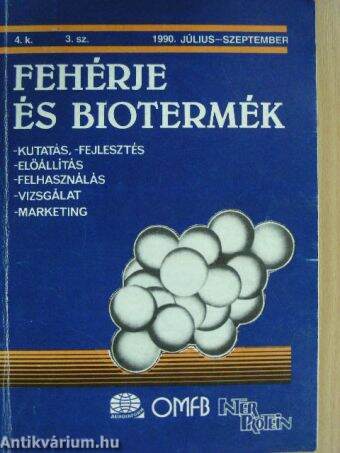 Fehérje és biotermék 1990. július-szeptember